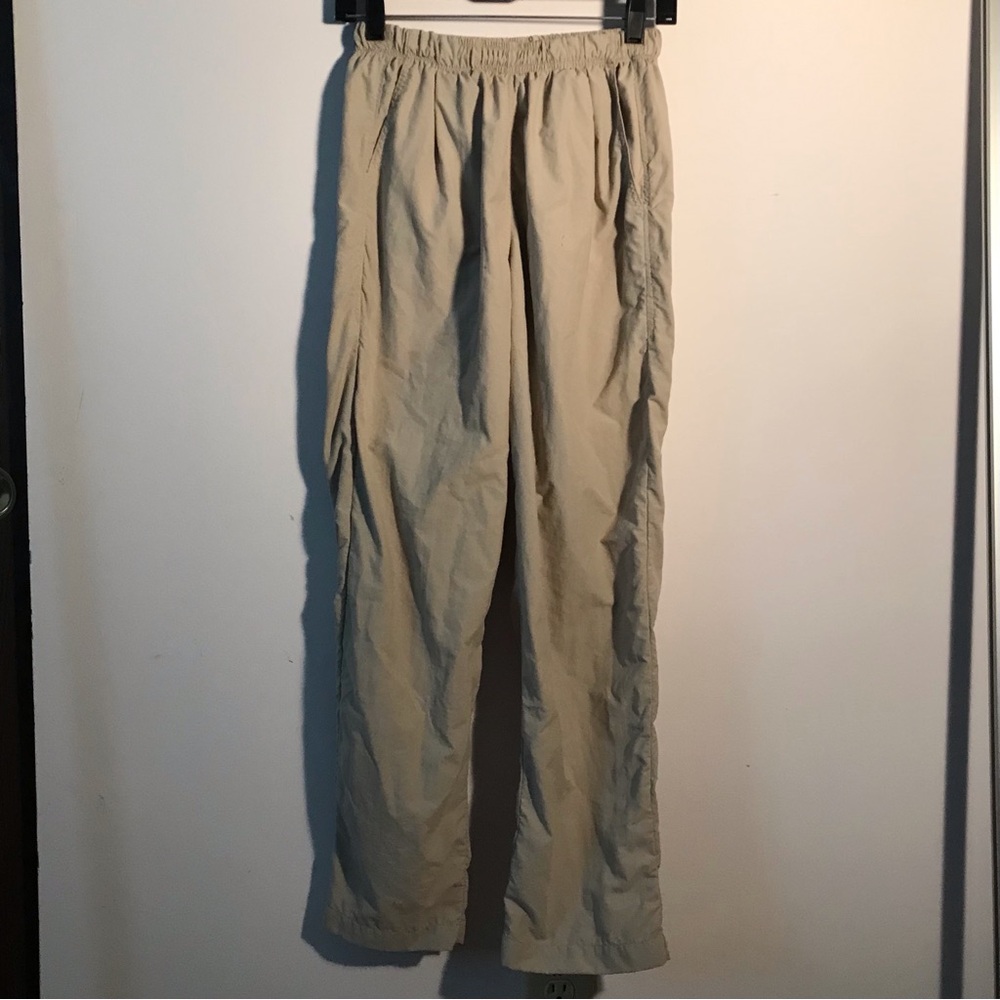 Solumbra Women’s Elastic Waist Sun Protection Pants - Tan, Lightweight, Relaxed